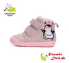 Dievčenské zimné topánky alternatíva barefoot D.D. Step Pink Tučniak W066-42268A