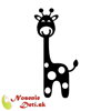 Reflexná nažehľovačka Žirafa 5,5x11,5 cm