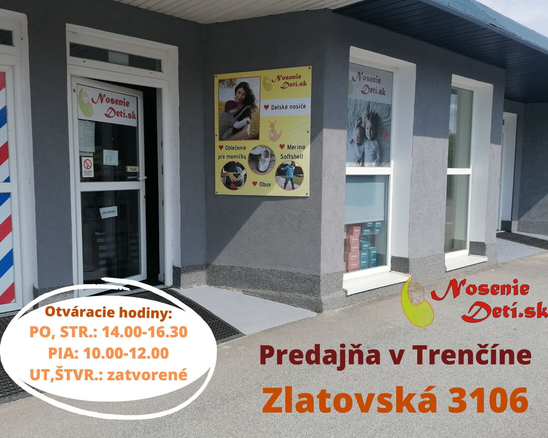 Predajňa v Trenčíne je už otvorená!