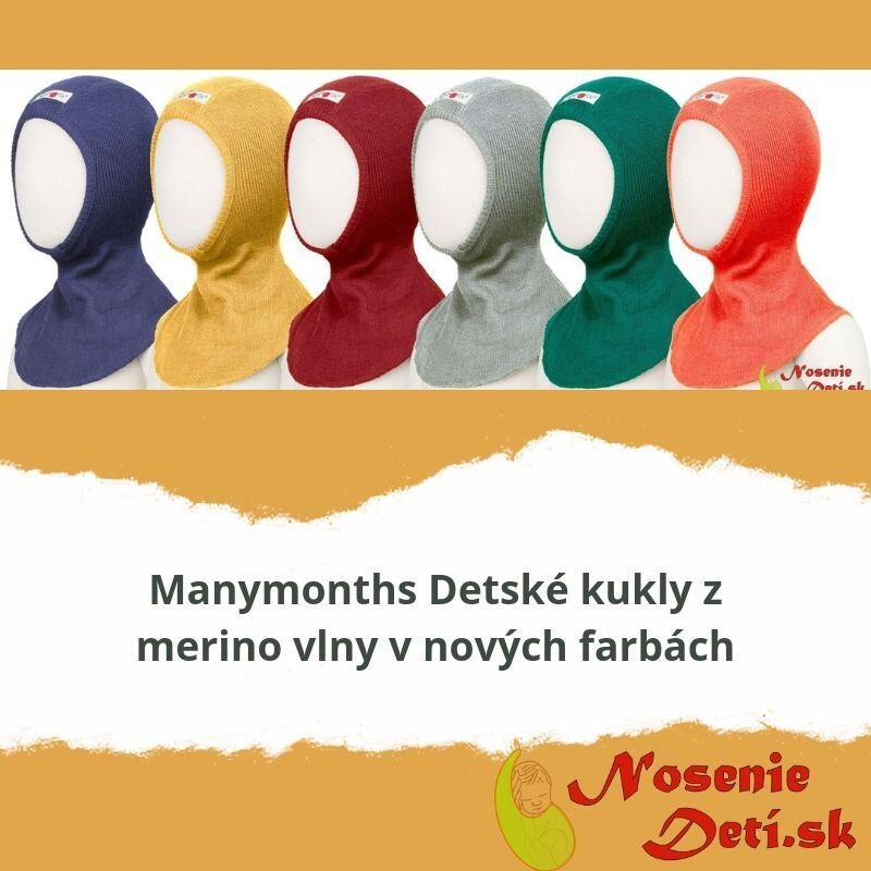 Detské merino kukly Manymonths