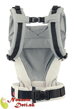 Manduca XT Cotton Grey-White ... pohľad zozadu