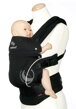 Manduca PureCotton Night Black ergo baby nosič pre deti, zabezpečuje zdravé nosenie.