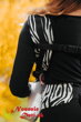 Be Lenka 4ever Neo Zebra Black and White detský rastúci nosič