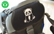 Detský turistický nosič Corazon Panda - odnímateľný a prateľný "podbradník" s vyšitou pandou
