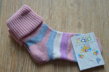 Diba vlnené ponožky pre deti - Prúžky Ružovomodré