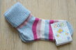 Diba vlnené ponožky pre deti - Prúžky Svetlomodré