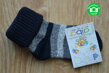 Diba vlnené ponožky pre deti - Prúžky Modrošedé