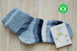 Detské vlnené ponožky Prúžky Svetlošedé