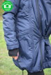 Tehotenská a nosiaca zimná zateplená bunda Zora - rukávy sú zakončené bavlnenými nápletmi s otvorom pre palec.