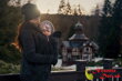 Nosiaci sveter mikina na nosenie detí vpredu Jožánek Elsa Čierny melír