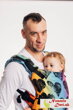 Detský rastúci nosič Lennylamb Lennyupgrade Lovka Rainbow Dark