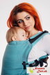 Detský ergonomický nosič LennyLamb LennyUpgrade Ombre Teal