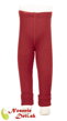 Manymonths legíny pre deti z merino vlny Cranberry Nectar