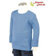 Detské merino tričko dlhý rukáv Manymonths Provence Blue