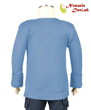 Detské merino tričko dlhý rukáv Manymonths Provence Blue