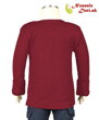 Detské merino tričko dlhý rukáv Manymonths Raspberry Red