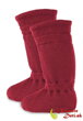 Merino vysoké capačky Manymonths Raspberry Red