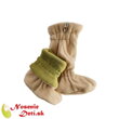 Merino vlnené vysoké čižmičky pre deti Manymonths Pea Purée