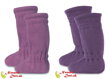 Merino detské čižmičky Manymonths Winter Dusty Grape