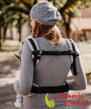 Rischino Flexi XCross White Little Hearts detský ergonomický nosič od veku 5 mesiacov do 3 rokov