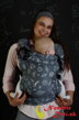Detský ergonomický nosič na nosenie novorodenca Rischino Flexible Vesmír