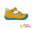 Chlapčenské sandále alternatíva barefoot DD Step Horčicové 015-403B
