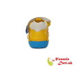 Chlapčenské sandále alternatíva barefoot DD Step Horčicové 015-403B