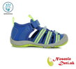 DD Step detské športové sandále Modré Neón 065-384