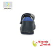 Chlapčenské barefoot sandále s pevnou pätou Tmavomodré DD Step 076-382D