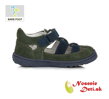 Chlapčenské barefoot sandále s uzavretou špičkou DD Step Khaki 077-360C