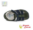 Chlapčenské barefoot sandále s uzavretou špičkou DD Step Khaki 077-360C