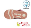 Dievčenské detské športové sandále DD Step Svetloružové JAC65-257C