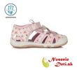 Dievčenské detské športové sandále DD Step Ružové Kvietky 065-394