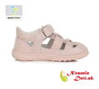 Dievčenské barefoot sandálky DD Step Svetloružové 077-360