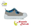 Detské letné plátené tenisky DD Step Svetlošedé CSB-331A