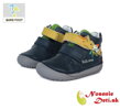 Barefoot obuv pre deti jarné jesenné topánky DD Step Tmavomodré Žirafy 070-880 