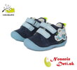 Barefoot alternatíva chlapčenské prechodné topánky DD Step Tmavomodré s lietadlom 015-357A