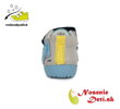 Barefoot alternatíva chlapčenské prechodné topánky DD Step Svetlošedé s lietadlom 015-357B