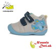 Barefoot alternatíva chlapčenské prechodné topánky DD Step Svetlošedé s lietadlom 015-357B