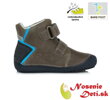 Barefoot chlapčenská členková obuv DD Step jarné jesenné topánky Šedé Blesk 063-144A
