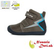 Barefoot chlapčenská členková obuv DD Step jarné jesenné topánky Šedé Blesk 063-144A