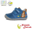 Barefoot chlapčenské jarné jesenné topánky DD Step Modré Medveď 070-655