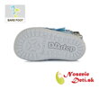 Barefoot chlapčenské jarné jesenné topánky DD Step Bledomodré zebra 070-794A