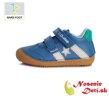 Barefoot chlapčenské jarné jesenné topánky DD Step obuv Modré Hviezda Pruhy 063-341A