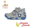 Chlapčenské jarné jesenné topánky DD Step Svetlošedé Monstertruck 066-317