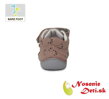 Barefoot chlapčenská prechodná obuv  DD Step topánky Svetlohnedé Panda 073-373