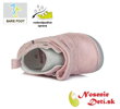 Dievčenské barefoot jarné jesenné topánky DD Step Ružovostrieborné Líška 070-534A
