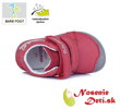 Barefoot topánky jarné jesenné dievčenské DD Step Red Slimáčik 073-63
