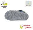 Chlapčenské barefoot zimné topánky čižmy DD Step Šedé Tyranosaurus 063-968A