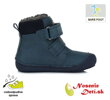 Chlapčenské barefoot zimné topánky čižmy DD Step Tmavomodré Tyranosaurus 063-968